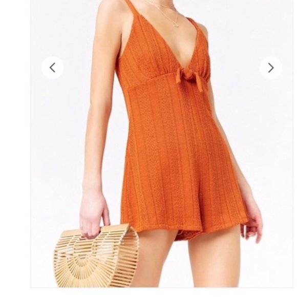 Forever 21 Rust Colored Short Romper - Picture 1 of 7